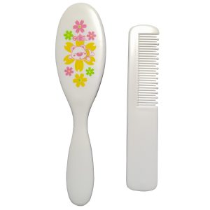 درمانش ست شانه و برس کودک مدل Flowers-2021 بهداشت و سلامت کودک