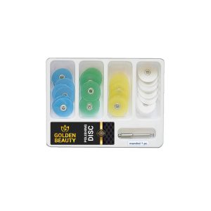 درمانش دیسک پرداخت دندانپزشکی گلدن بیوتی مدل Sanding بسته 40 عددی تجهیزات دندانپزشکی