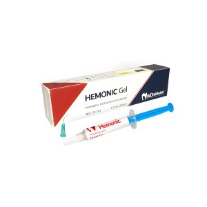 درمانش ژل انعقاد خون 25% نیک درمان مدل Hemonic حجم 2.5 میلی لیتر تجهیزات دندانپزشکی