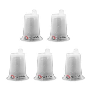 درمانش لیوان بادکش آل فیدا مدل 14A12 بسته 5 عددی دستگاه های عمومی پزشکی