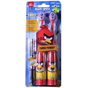 درمانش مسواک برقی طرح ANGRY BIRDS بسته 2 عددی تجهیزات دندانپزشکی