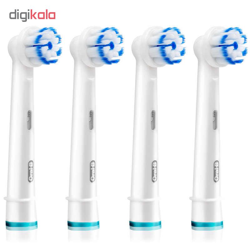 درمانش سری یدک مسواک برقی اورال-بی مدل SENSI ULTRATHIN بسته 4 عددی تجهیزات دندانپزشکی