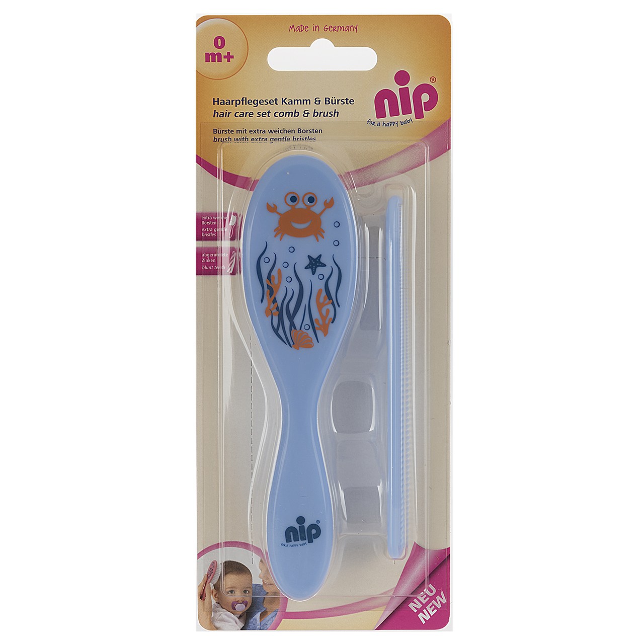 درمانش ست شانه و برس نیپ مدل 37075 بهداشت و سلامت کودک