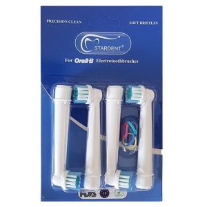 درمانش سری یدک مسواک برقی استاردنت مدل Precision Clean بسته 4 عددی تجهیزات دندانپزشکی