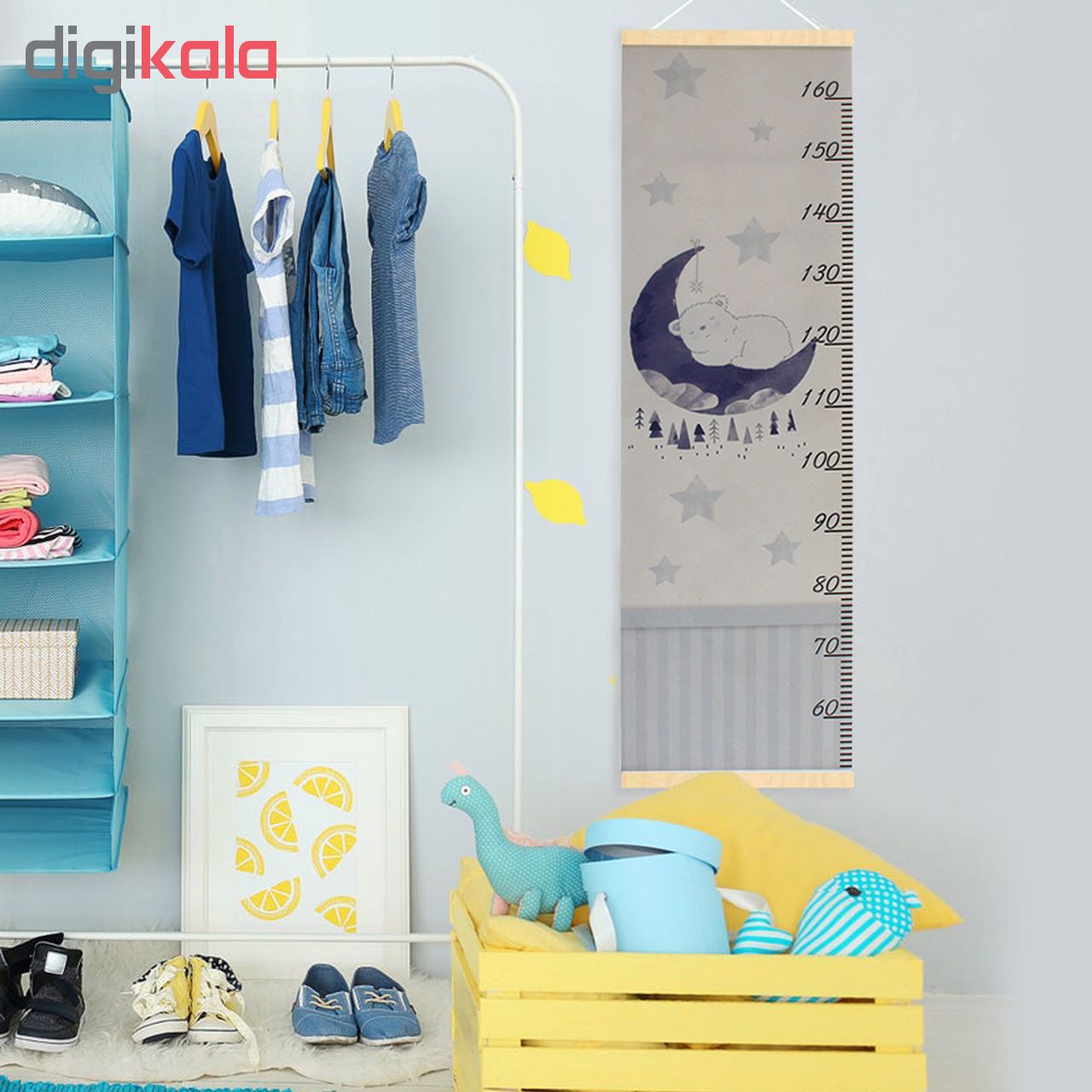 درمانش متر اندازه گیری کودک طرح خرس و ستاره کد 66 بهداشت و سلامت کودک