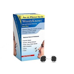 درمانش ماسک بینی وودی نوز مدل Gas And Pollutant Reducing برای حفره بینی بیضی سایز XL تجهیزات کمک تنفسی