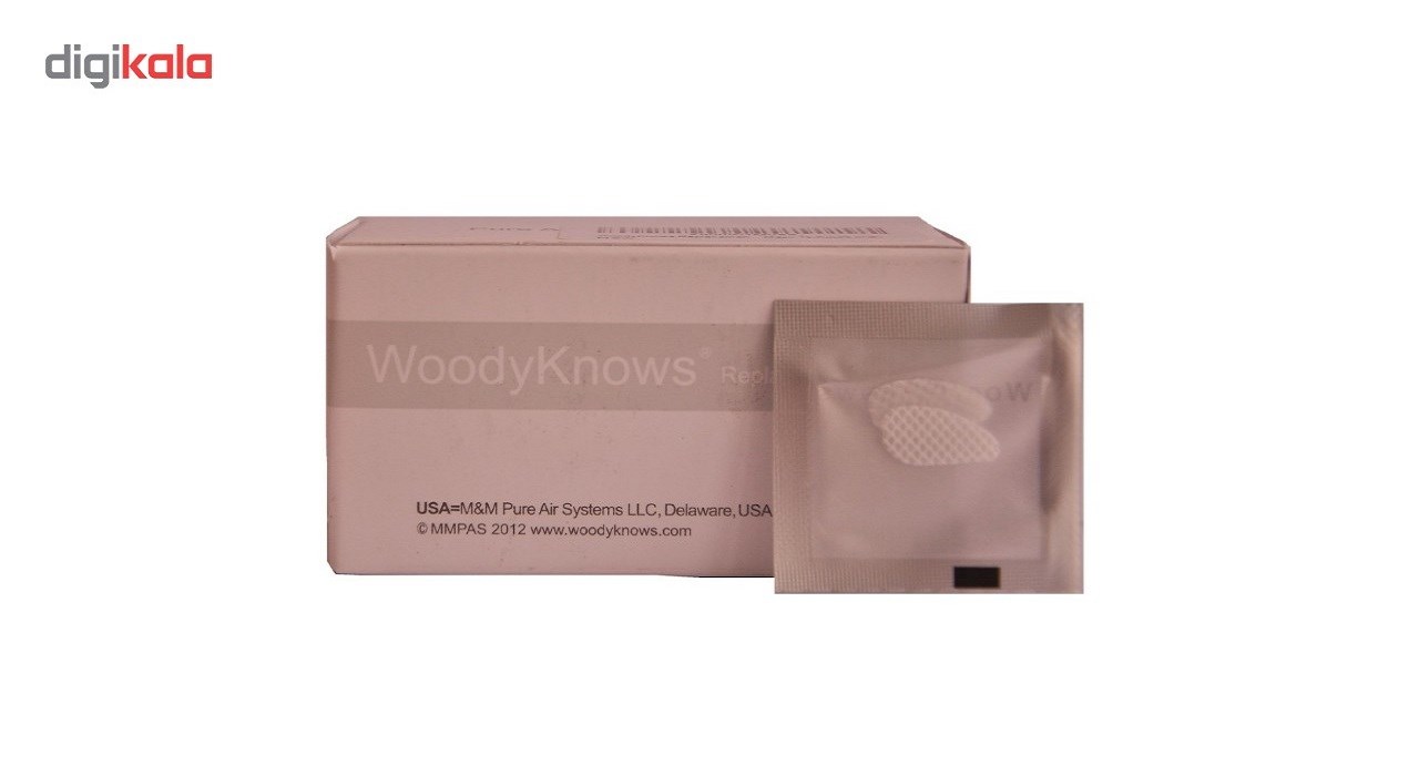 درمانش فیلتر بینی وودی نوز مدل Gas And Pollutant Reducing برای حفره بینی بیضی-بسته 12 عددی سایز XL تجهیزات کمک تنفسی