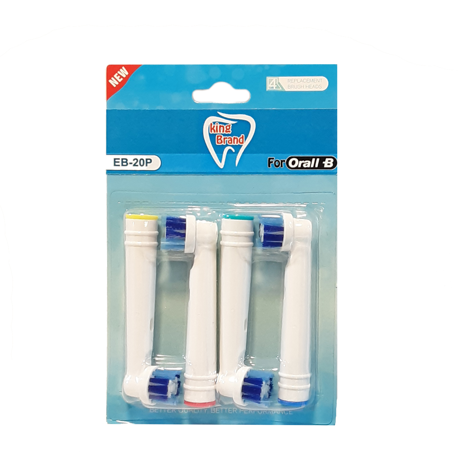 درمانش سری یدک مسواک برقی کینگ برند مدل 20P بسته 4 عددی تجهیزات دندانپزشکی