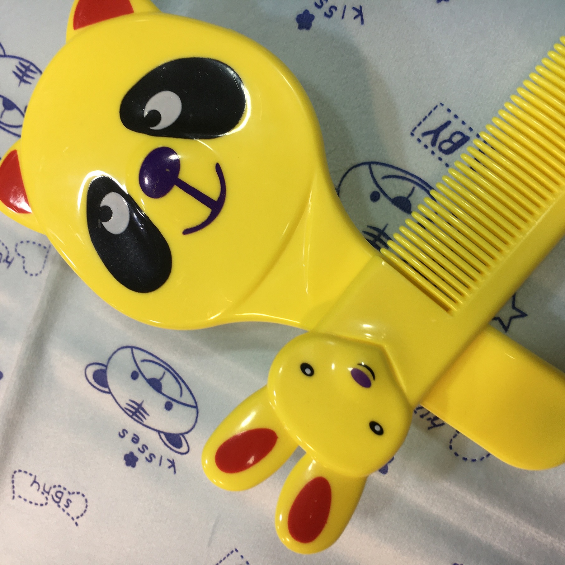 درمانش ست شانه و برس نوزاد باودا مدل panda بهداشت و سلامت کودک