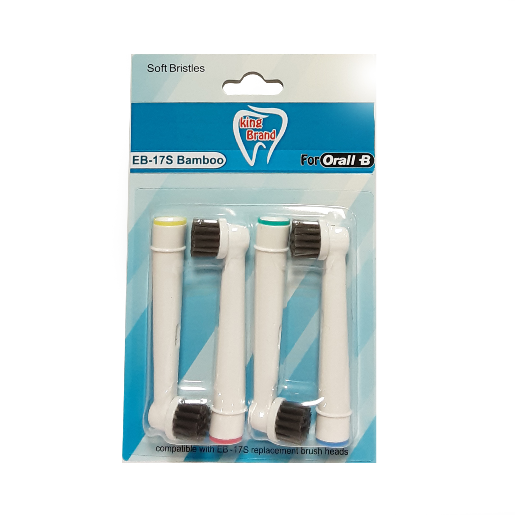 درمانش سری یدک مسواک برقی کینگ برند مدل 17SB بسته 4 عددی تجهیزات دندانپزشکی