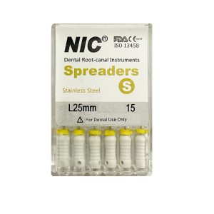 درمانش فایل اسپریدر دندانپزشکی ان آی سی مدل 25 کد 15 بسته 6 عددی تجهیزات دندانپزشکی