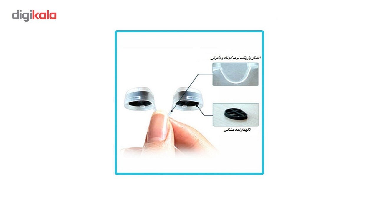 درمانش ماسک بینی وودی نوز مدل Ultra Breathable مجموعه 4 سایزی برای حفره بینی گرد تجهیزات کمک تنفسی