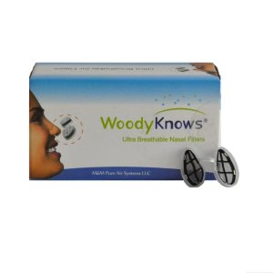 درمانش ماسک بینی وودی نوز مدل Ultra Breathable برای حفره بینی بیضی سایز L تجهیزات کمک تنفسی