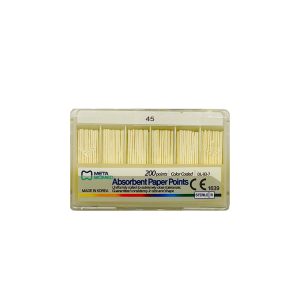 درمانش کن کاغذی دندانپزشکی متا بایومد مدل 45 بسته 200 عددی تجهیزات دندانپزشکی