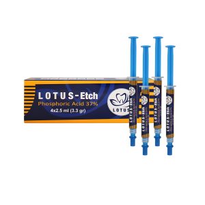 درمانش اسید اچ لوتوس مدل Phosphoric Acid 37% حجم 10 میلی لیتر بسته 4 عددی تجهیزات دندانپزشکی