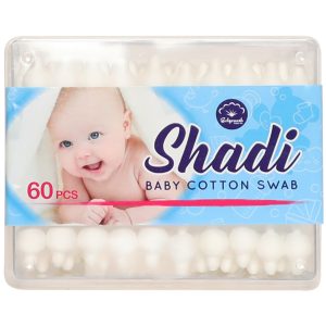 درمانش گوش پاک کن کودک شادی مدل Cotton بسته 60 عددی بهداشت و سلامت کودک