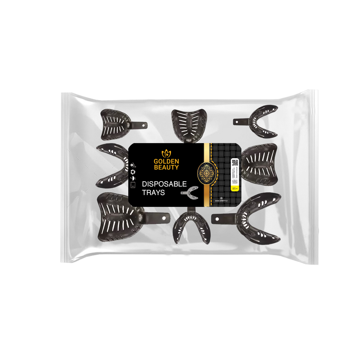 درمانش تری بی دندانی گلدن بیوتی مدل X8 بسته 8 عددی تجهیزات دندانپزشکی