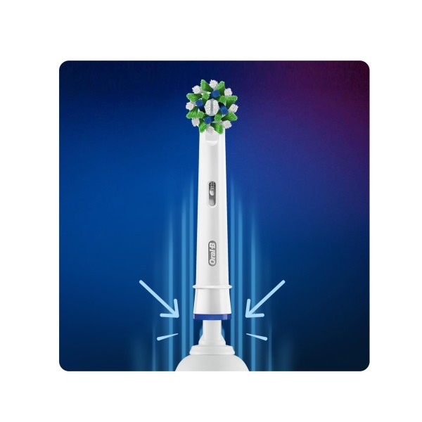 درمانش سری یدک مسواک برقی اورال-بی مدل Cross Action Clean Maximiser بسته 4 عددی تجهیزات دندانپزشکی