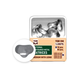 درمانش سکشنال ماتریس برش خورده و فرم داده شده ۱۰عددی تور وی ام ۱.۰۹۷۵ TorVM تجهیزات دندانپزشکی