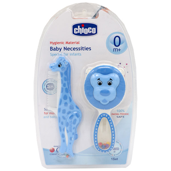 درمانش ست شانه و برس کودک چیکو مدل Animal کد 2022 بهداشت و سلامت کودک