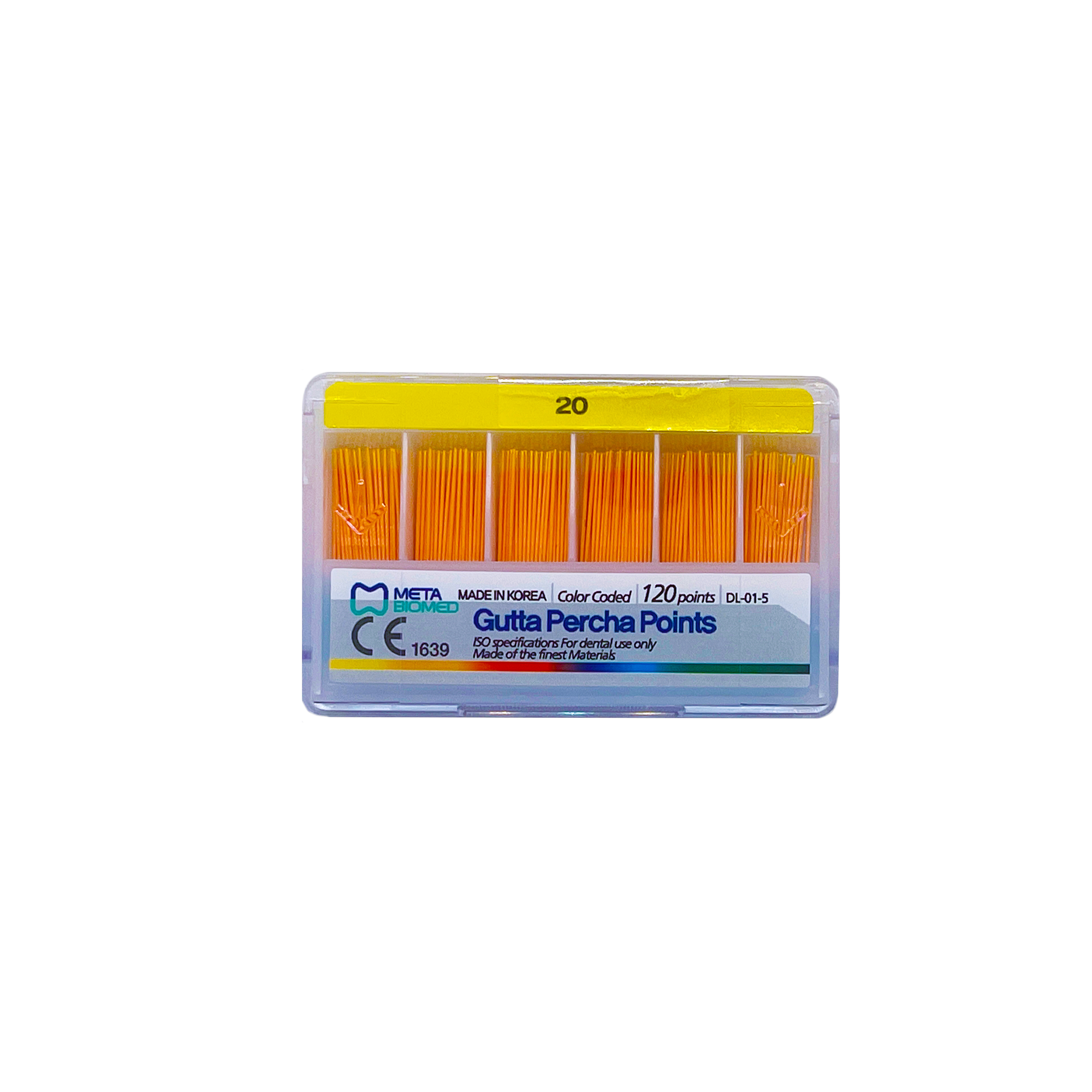 درمانش گوتا دندانپزشکی متا بایومد مدل 20 بسته 120 عددی تجهیزات دندانپزشکی