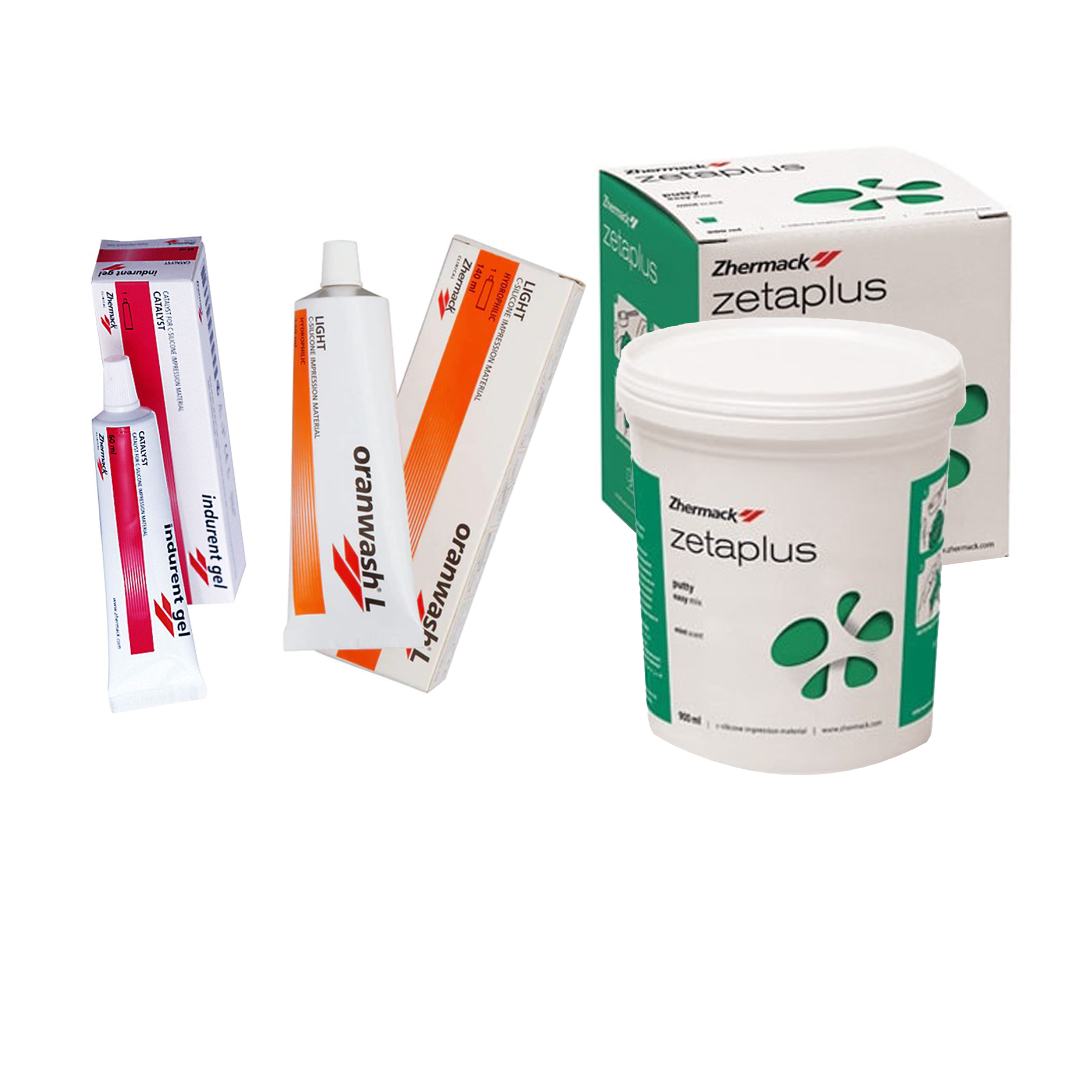 درمانش ست قالب گیری دندانپزشکی زرماک مدل زتا پلاس مجموعه 3 عددی تجهیزات دندانپزشکی