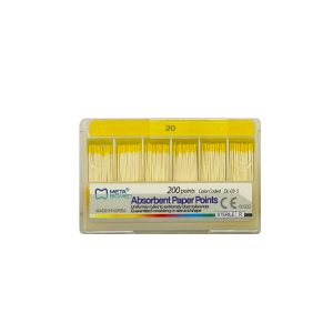 درمانش کن کاغذی دندانپزشکی متا بایومد مدل 20 بسته 200 عددی تجهیزات دندانپزشکی