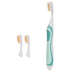 درمانش مسواک برقی تریزا مدل Pro Interdental به همراه سری یدک بسته 2 عددی تجهیزات دندانپزشکی