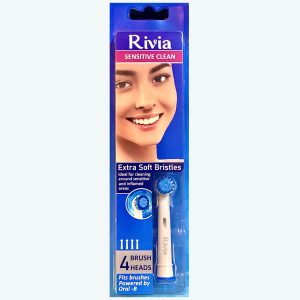 درمانش سری یدک مسواک برقی ریوی آ مدل Sensitive بسته ۴ عددی تجهیزات دندانپزشکی