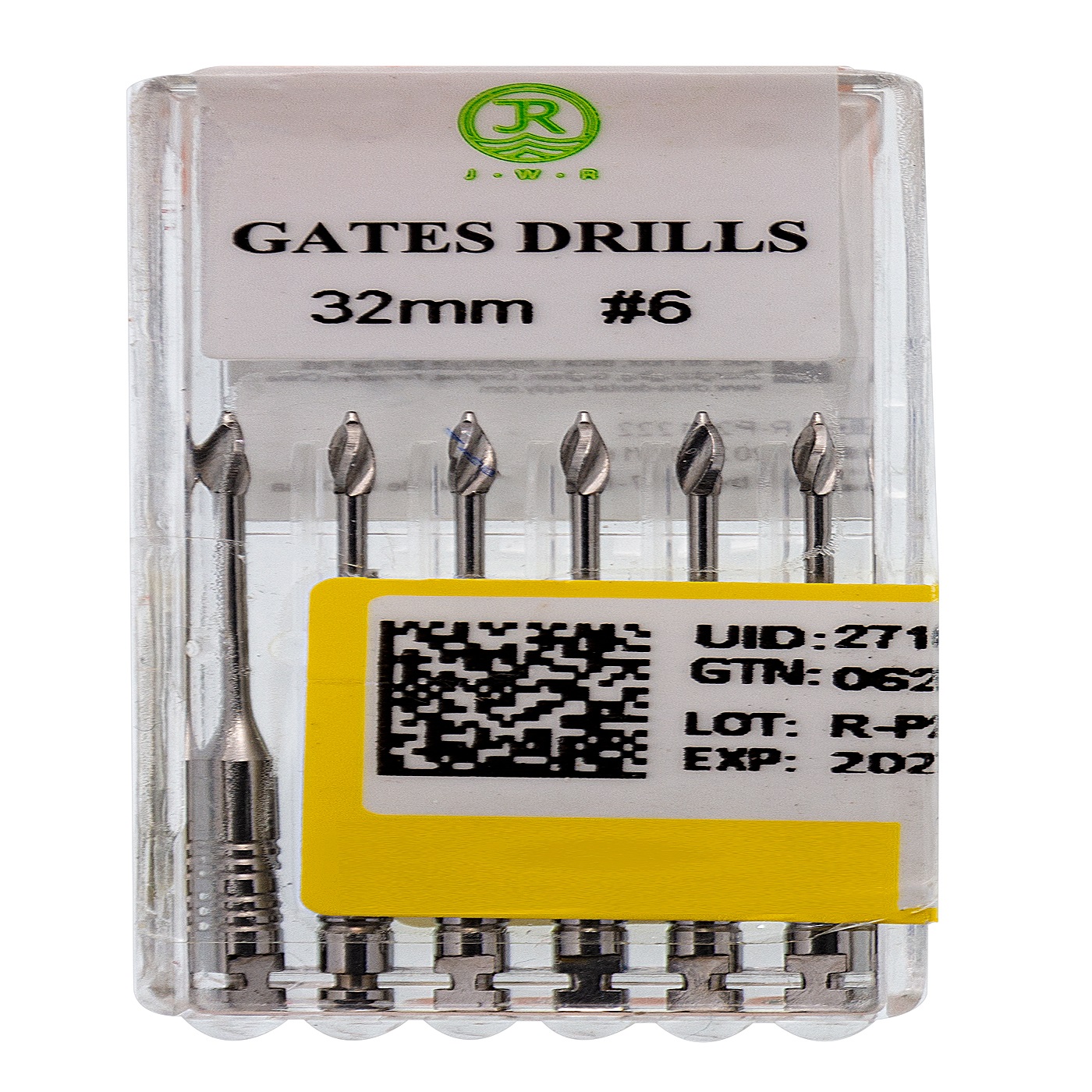 درمانش گیت دندانپزشکی جی دبلیو آر مدل 6-ENDO بسته 6 عددی تجهیزات دندانپزشکی