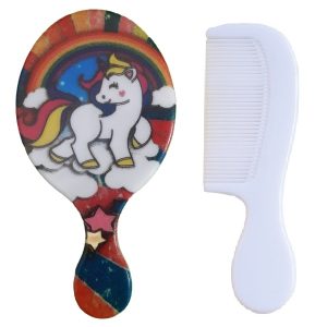 درمانش ست شانه و آینه کودک مدل یونیکورن بهداشت و سلامت کودک