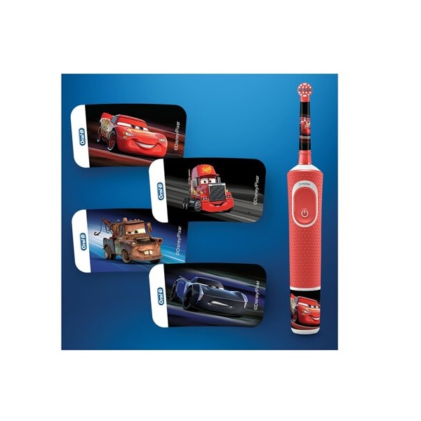 درمانش مسواک برقی اورال-بی مدل Family Edition Cars بسته 2 عددی تجهیزات دندانپزشکی