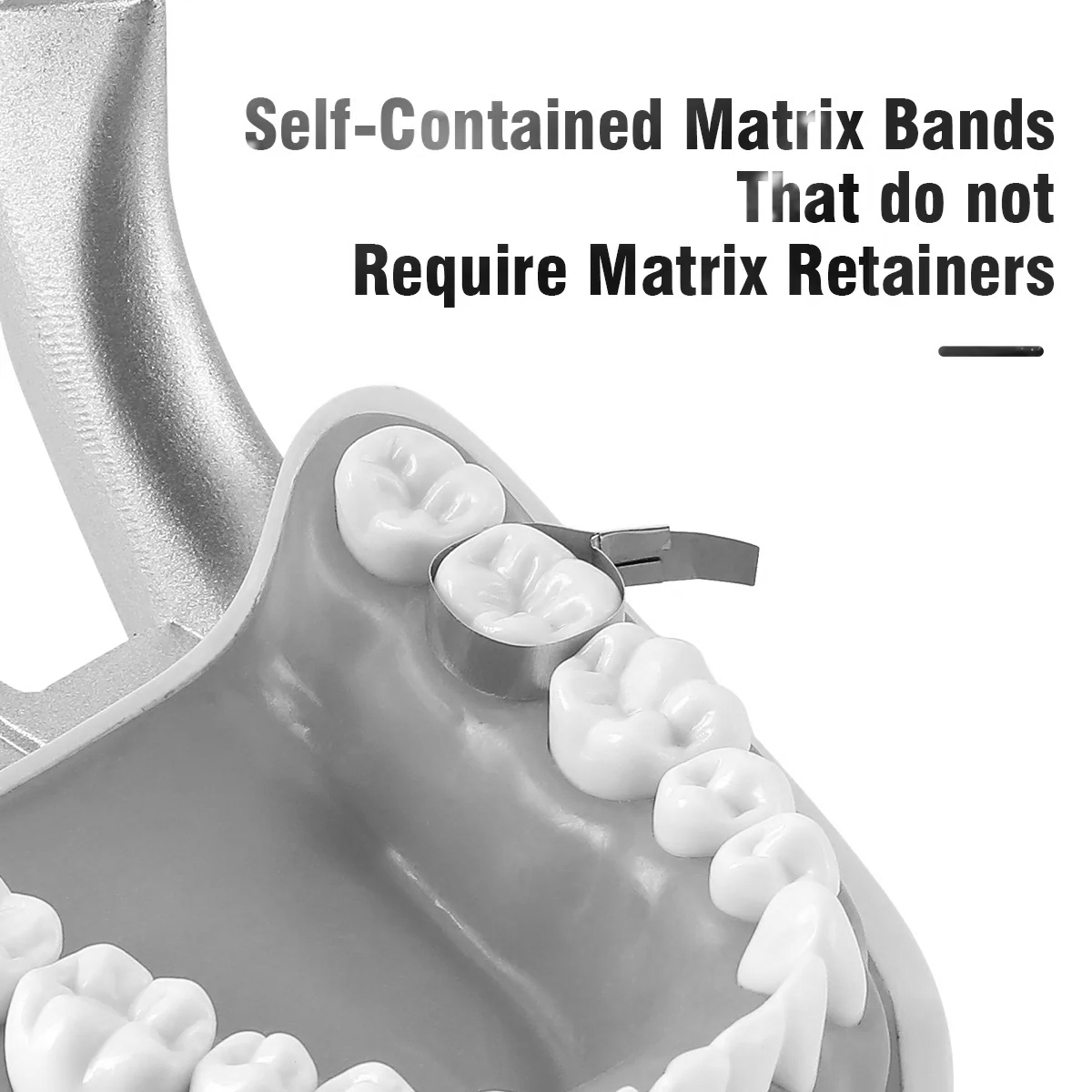 درمانش نوار ماتریس تی بند هیلدنت مدل Stright بسته 100 عددی تجهیزات دندانپزشکی