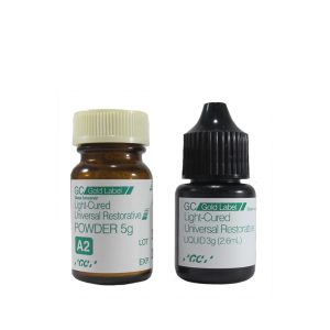 درمانش چسب دندان جی سی مدل لایت حجم 8 میلی لیتر مجموعه 2 عددی تجهیزات دندانپزشکی