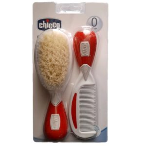 درمانش ست شانه و برس کودک چیکو مدل جغجغه دار کد 55 بهداشت و سلامت کودک