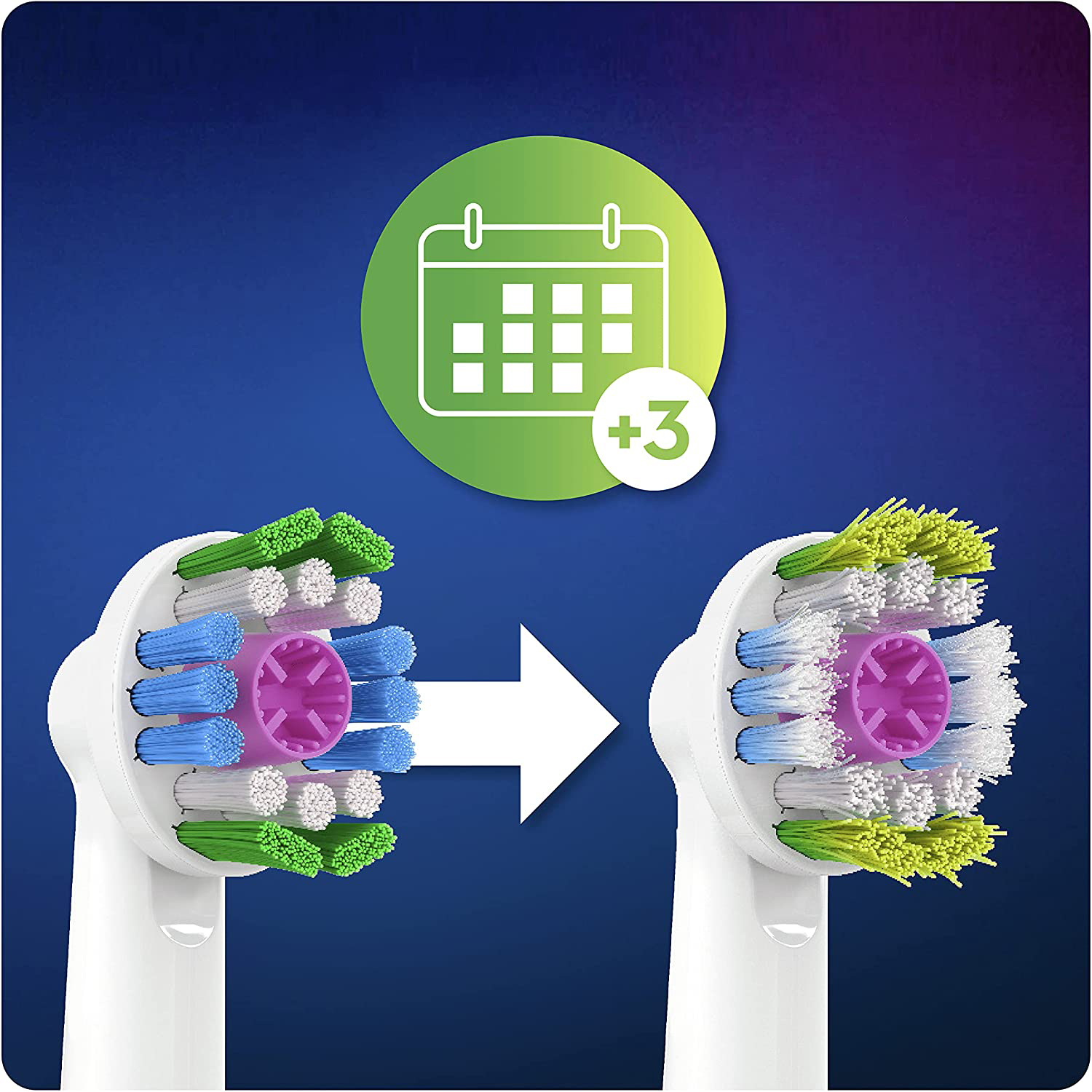 درمانش سری یدک مسواک برقی اورال-بی مدل 3D تجهیزات دندانپزشکی