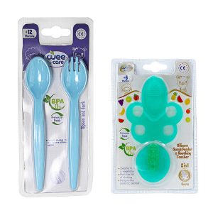 درمانش دندان گیر کودک وی کر مدل T403 به همراه قاشق  بهداشت و سلامت کودک