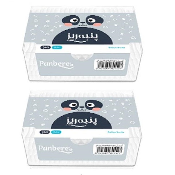 درمانش گوش پاک کن کودک پنبه ریز مدل 60 مجموعه 2 عددی بهداشت و سلامت کودک