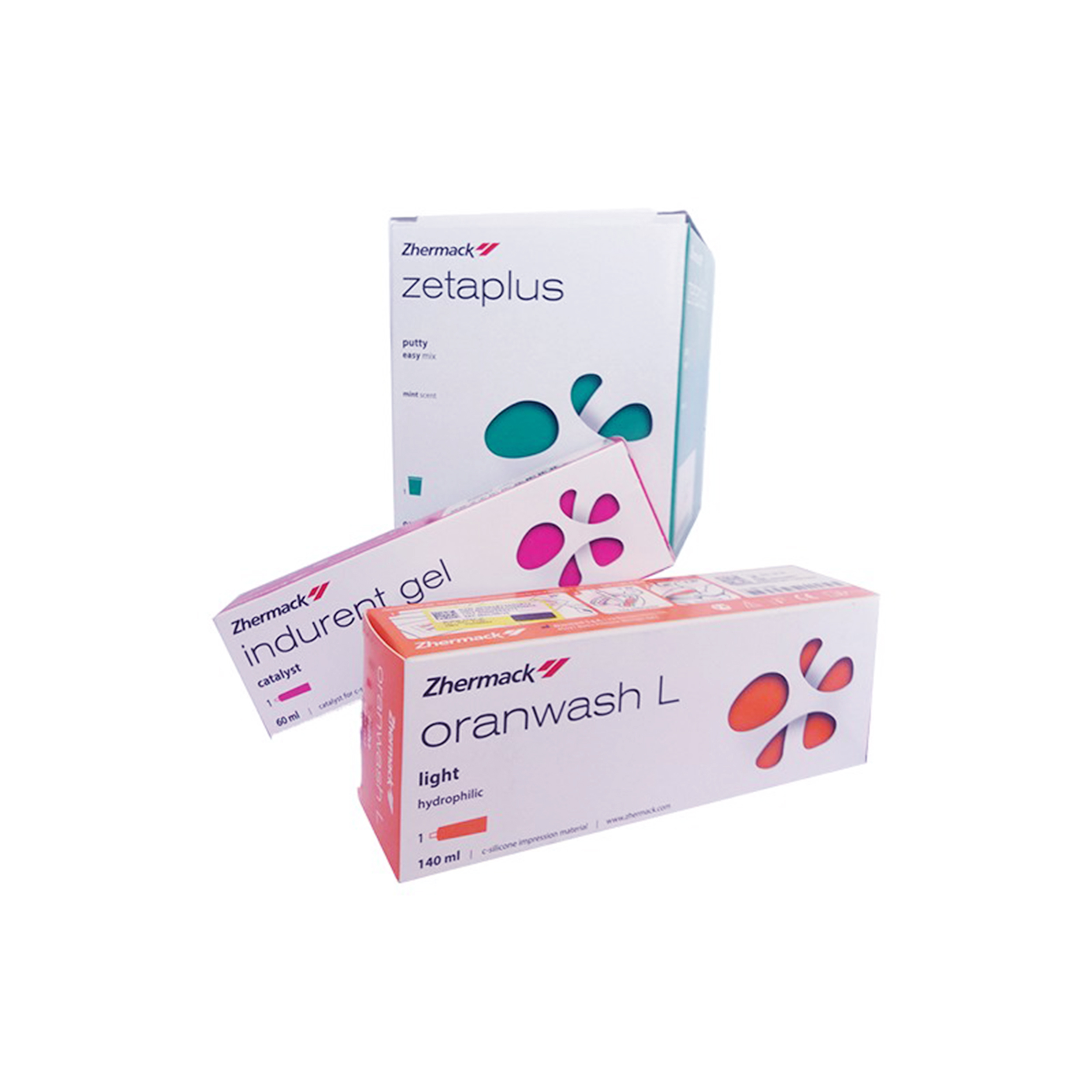 درمانش ست قالب گیری دندانپزشکی زرماک مدل زتا پلاس مجموعه 3 عددی تجهیزات دندانپزشکی