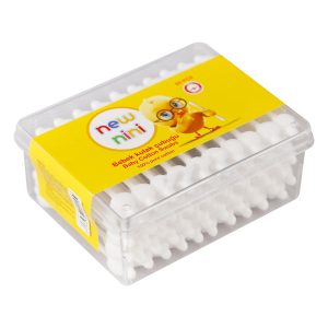 درمانش گوش پاک کن کودک نیو نی نی مدل محافظ دار بسته 60 عددی بهداشت و سلامت کودک