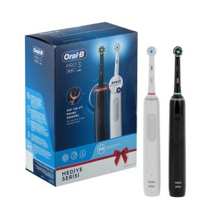 درمانش مسواک برقی اورال-بی مدل pro3 3900 مجموعه 2 عددی تجهیزات دندانپزشکی