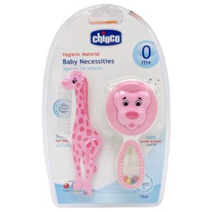 درمانش ست شانه و برس کودک چیکو مدل Animal کد 2022 بهداشت و سلامت کودک