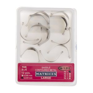 درمانش ماتریس زین اسبی تور وی ام مدل 1.313 بسته 12 عددی تجهیزات دندانپزشکی