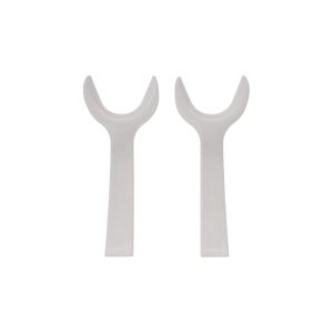 درمانش دهان باز کن دندانپزشکی مدل Z-50 بسته 2 عددی رنگ سفید تجهیزات دندانپزشکی