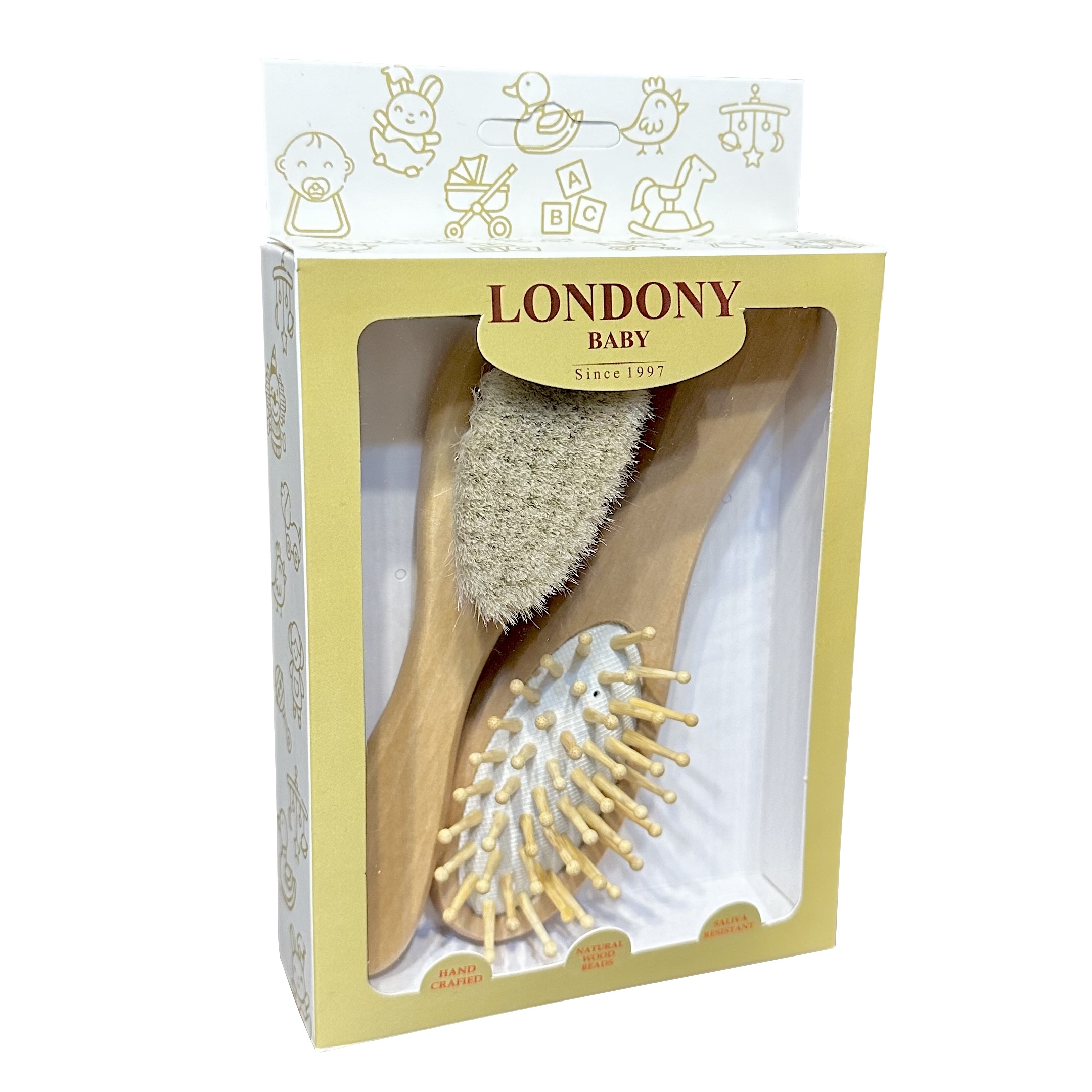 درمانش برس کودک لندنی بیبی مدل P1000 بسته 2 عددی بهداشت و سلامت کودک