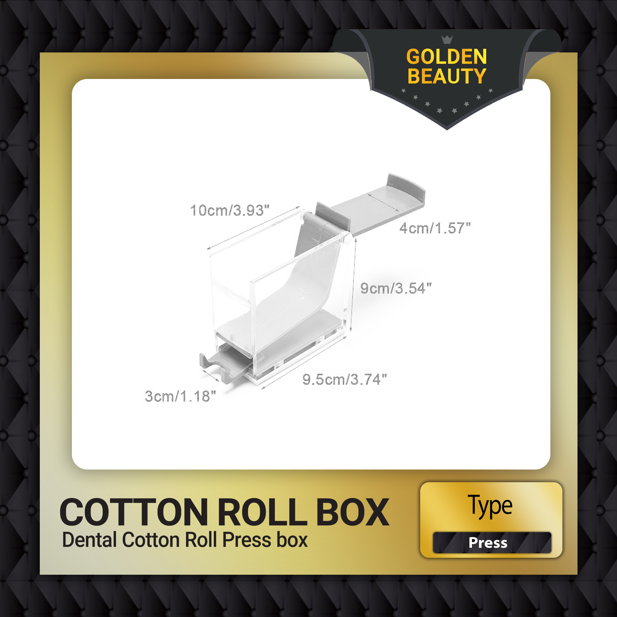 درمانشاستند رول پنبه دندانپزشکی گلدن بیوتی مدل Press تجهیزات دندانپزشکی