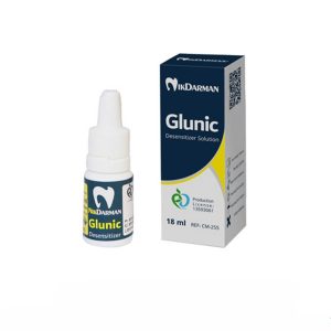 درمانش محلول ضدحساسیت نیک درمان مدل Glunic حجم7 میلی لیتر تجهیزات دندانپزشکی