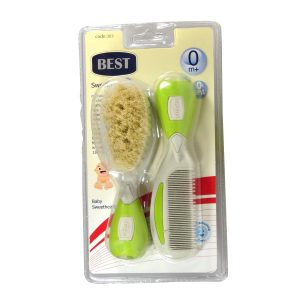 درمانش ست شانه و برس نوزاد کد T -78 بهداشت و سلامت کودک