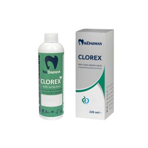درمانش محلول کلرهگزیدین  2% نیک درمان مدل CLOREX حجم 220 میلی لیتر تجهیزات دندانپزشکی