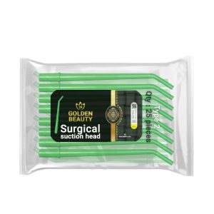 درمانش سرساکش جراحی دندانپزشکی گلدن بیوتی مدل ST1023 بسته 25 عددی تجهیزات دندانپزشکی